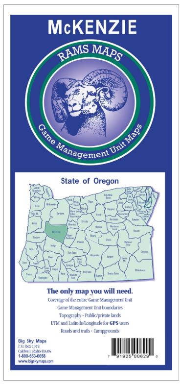 Rams Oregon Game Management Unit Maps