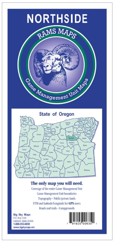 Rams Oregon Game Management Unit Maps