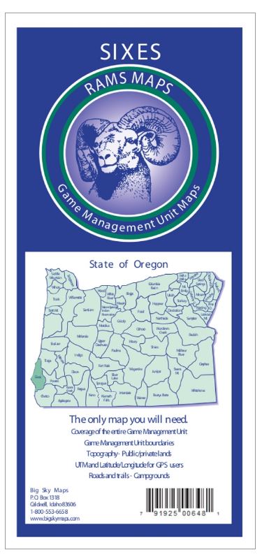 Rams Oregon Game Management Unit Maps