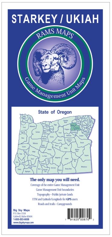 Rams Oregon Game Management Unit Maps