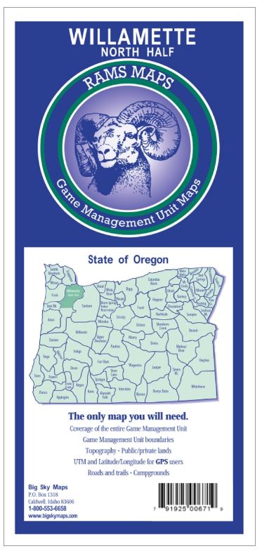 Rams Oregon Game Management Unit Maps