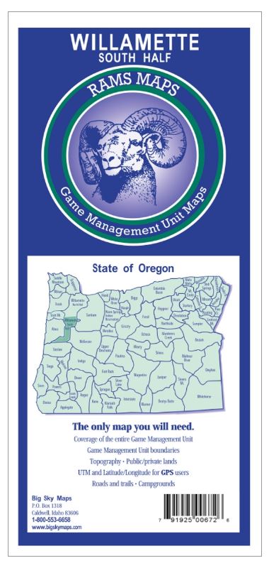 Rams Oregon Game Management Unit Maps