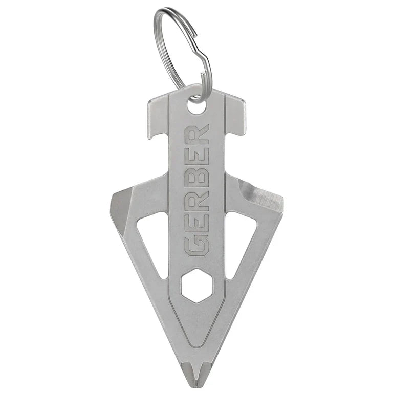 Gerber Broadhead EDC Keychain Multitool, Pocket Clip, Bottle Opener