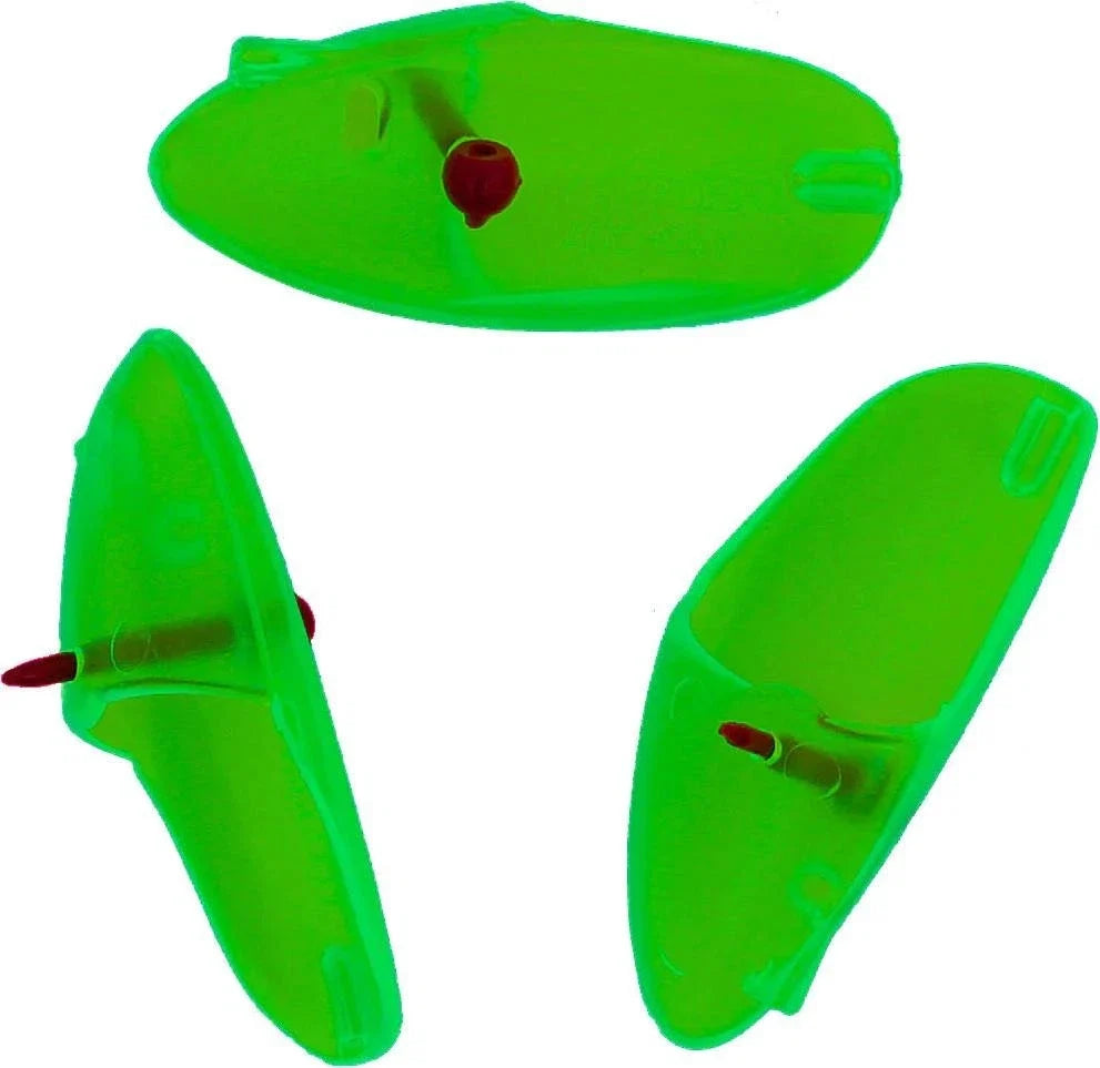 Krippled Fishing Painted Anchovy Head - Green